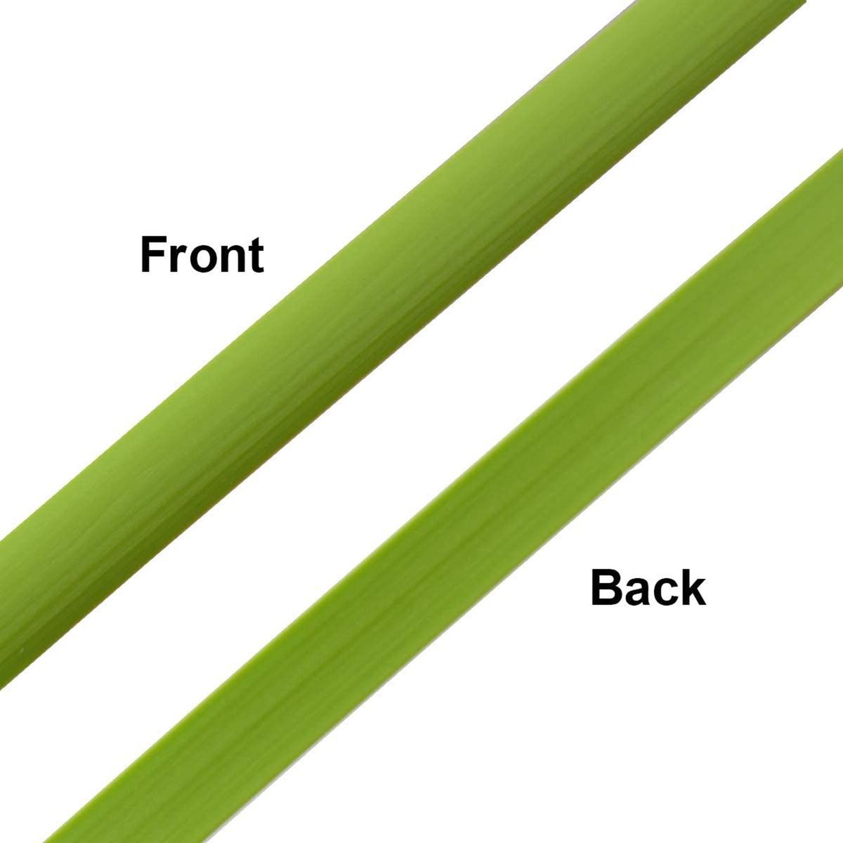 8mm Flat Rattan Woven Fabric, Synthetic Rattan Repair Woven Material, Used for DIY Furniture, Chairs and Tables Green