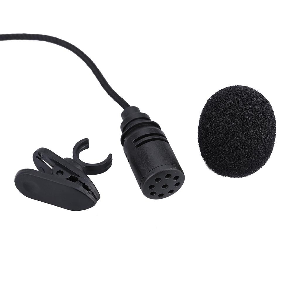Mini Portable Clip-on Lapel Lavalier Hands-free 3.5mm Jack Condenser Microphone Mic for Computer PC Laptop Loundspeaker