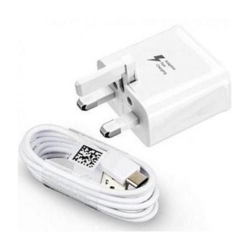 Fast Charger And Charger Cord Cable For Samsung Galaxy A10E A50 A20 Note 10 S20 Plus Ultra 5G A51 A71,LG G7 G8 V40 V50 G9 V60 Thinq,G6,V30 V20,3A USB Type C Data Cable-White