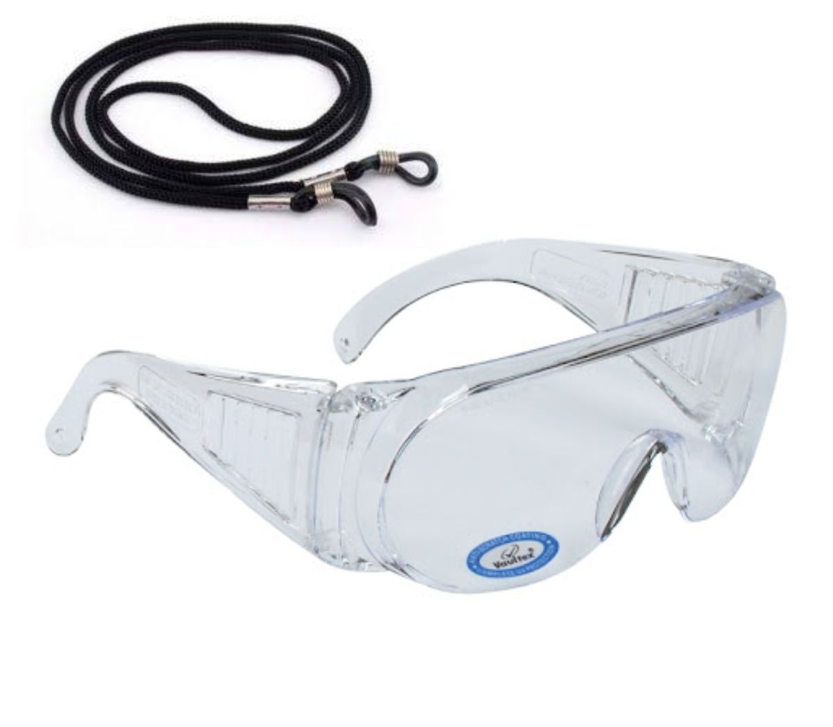 UD 30 CLEAR SAFETY OVER SPECTACLES / GOGGLES - ANTI SCRATCH/99% UV PROTECTION