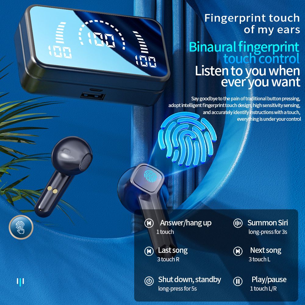 Wireless Bluetooth Earphones Earpod Tws Earbuds