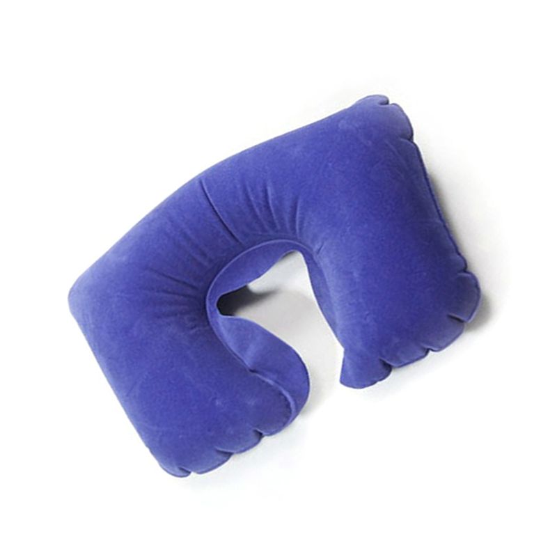 Inflatable Travel Flight Pillow Neck U Rest Air Cushion+
