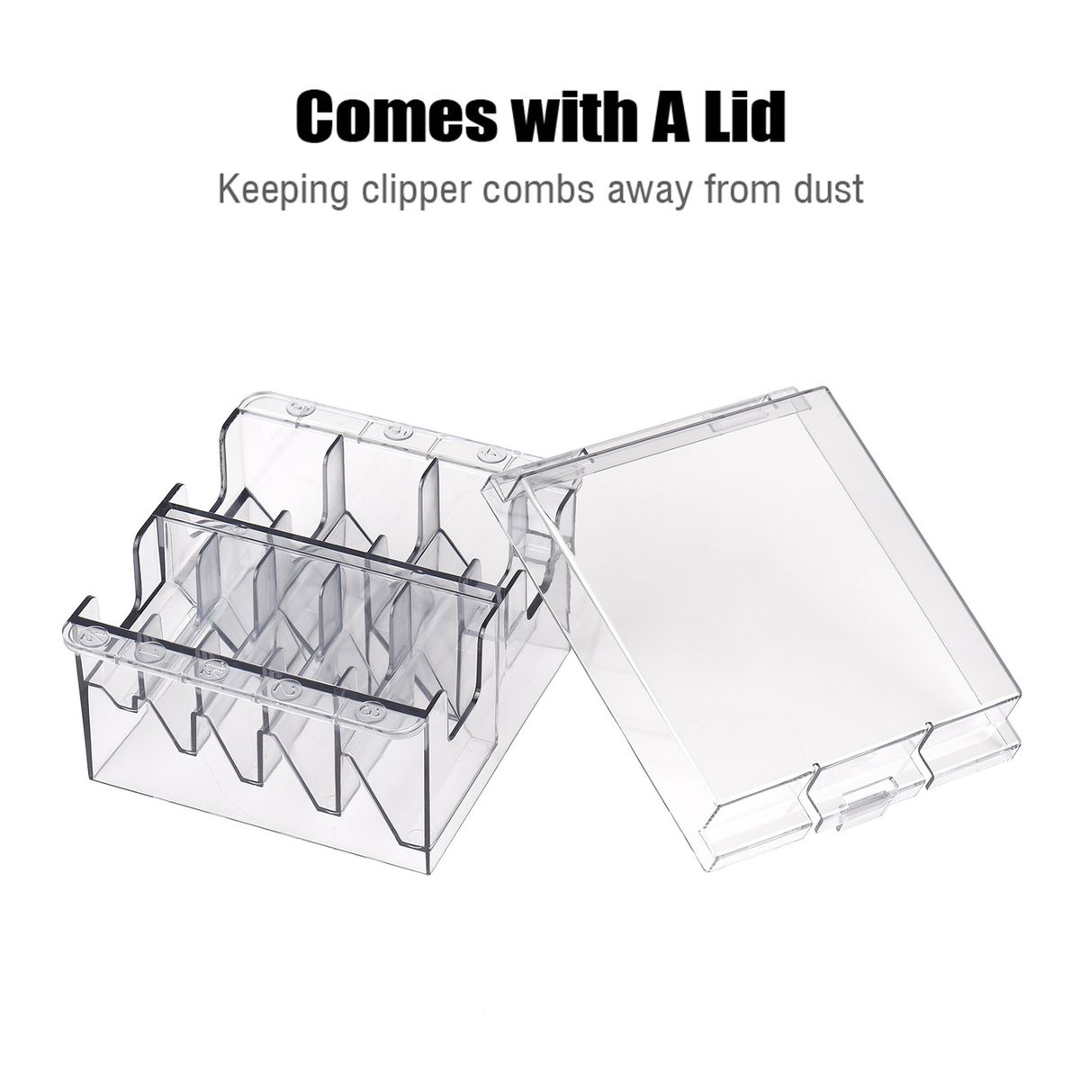Plastic Organizer For 8 Blades Storage Case Rack Clipper