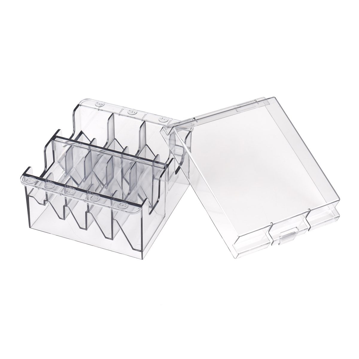 Plastic Organizer For 8 Blades Storage Case Rack Clipper