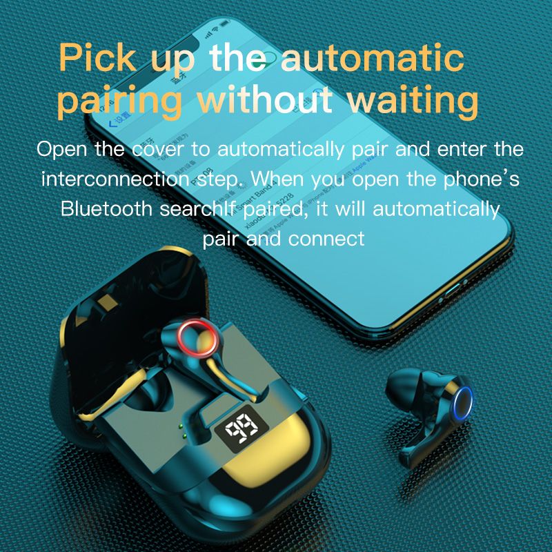 2023 New Upgraded PT08 40-hour Playtime ENC True Wireless Earbuds
