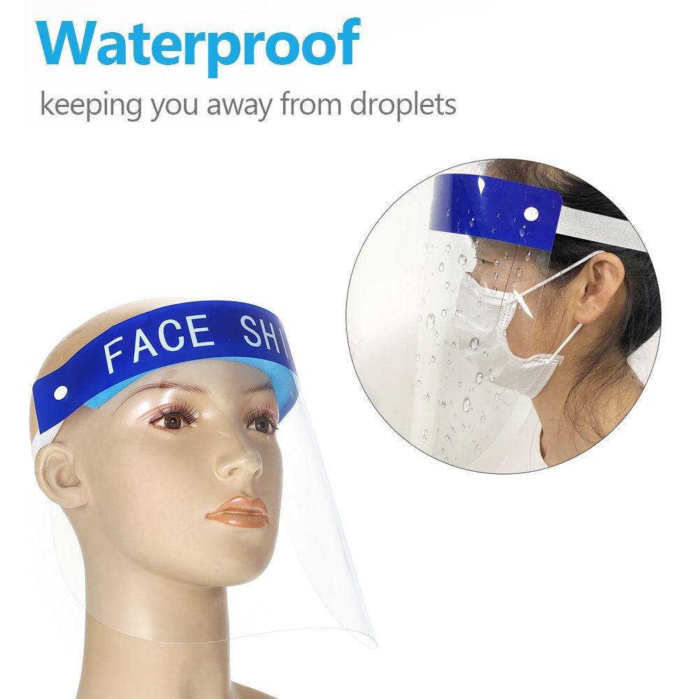 1Pcs Full Face Ma-sk Anti-droplets Anti-fog Face Shield
