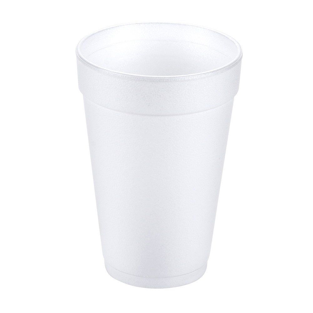 16 Oz Disposable Styrofoam Cups (25 Per Pack)