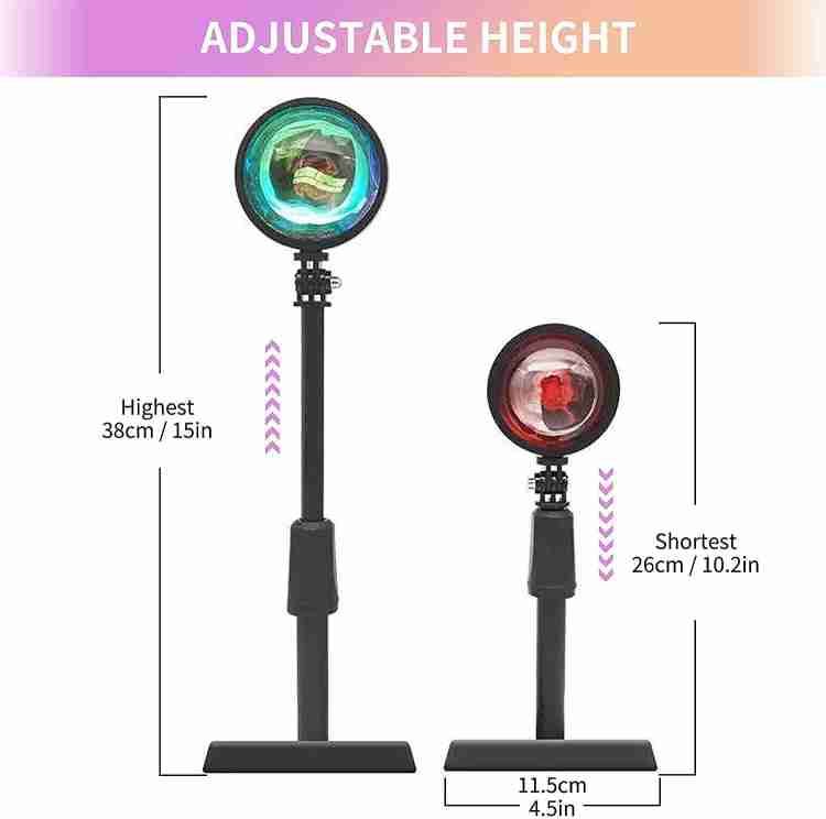 Premium Beautiful 20-Color Sunset Lamp/Projector Lamp.