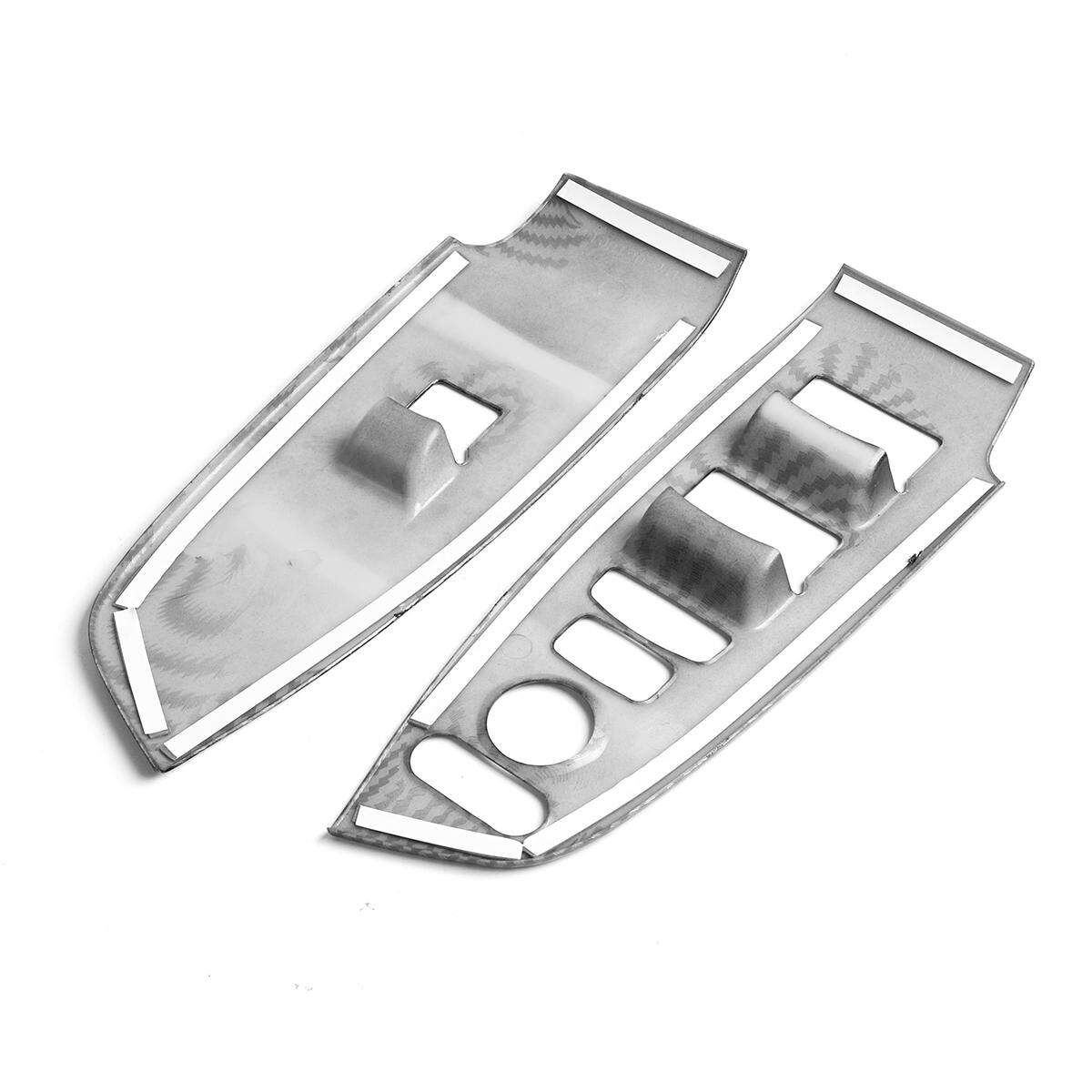 Carbon Fiber Style Window Lift Switch Button Panel Cover For Honda Accord 2018