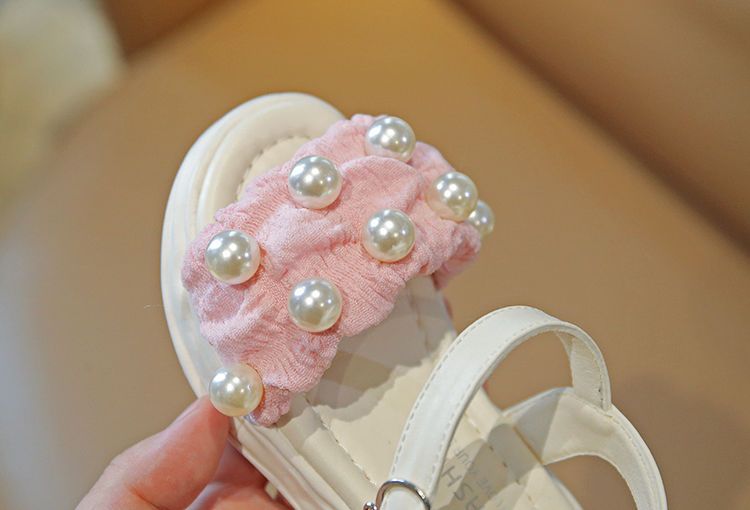 Baby Princess Shoes Girls Kids  Flat Sandals Soft Shoes
