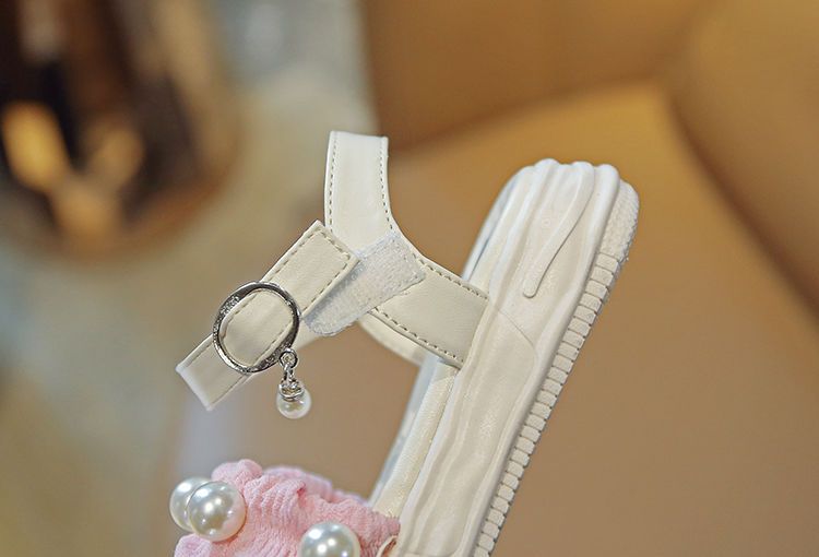 Baby Princess Shoes Girls Kids  Flat Sandals Soft Shoes