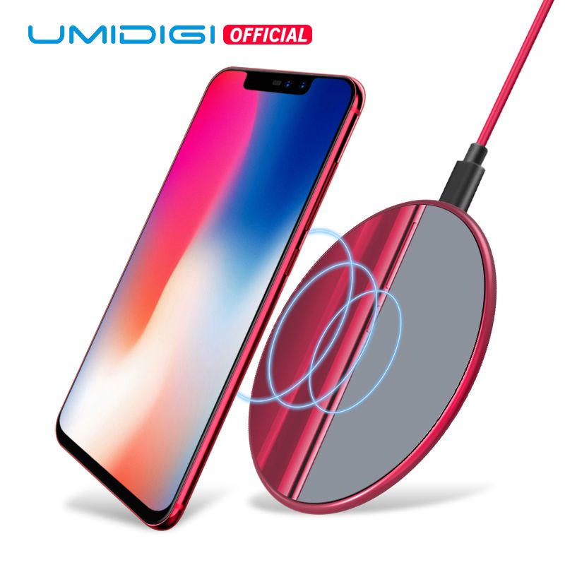 UMIDIGI Q1 15W Wireless Charger For IPhone X/XS Max XR 8 8 Plus Samsung S8 S9/S9+ Note 9 8 Phone Wireless Fast Charging Pad(Black QC 3.0 Protocol)