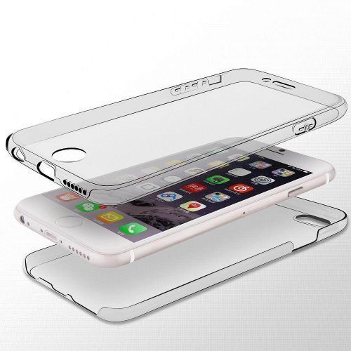 Transparent 360 Degree  Touch  Case Front And Back For Iphone 6/6S/6 Plus/6SPlus