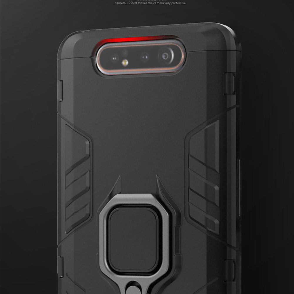 For Samsung Galaxy A80 Case Armor Pc Cover Finger Ring Case