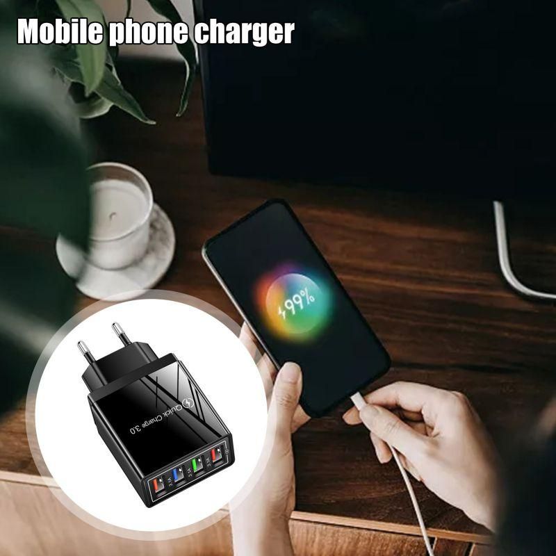 100w Usb Charger Phone Charger 4ports Fast Charging Adap USB