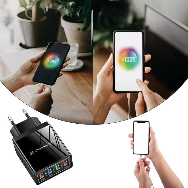 100w Usb Charger Phone Charger 4ports Fast Charging Adap USB
