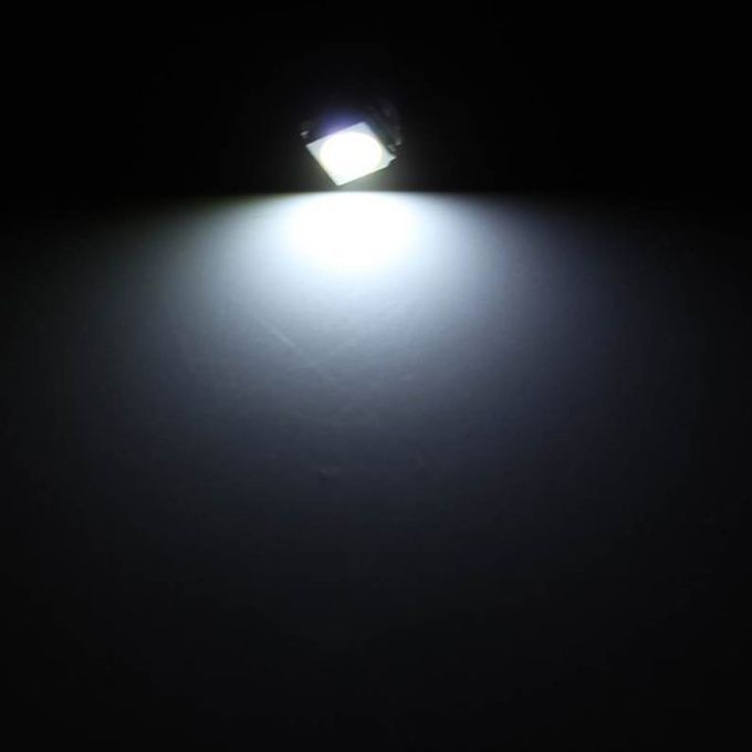 10pcs White Car T5 5050 Meter Lamp Map/Wedge/Step Light Bulbs LED