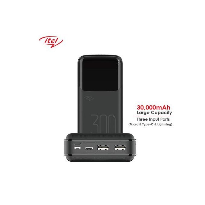 30000mAh Triple Input Fast Charging IPP-85 Power Bank