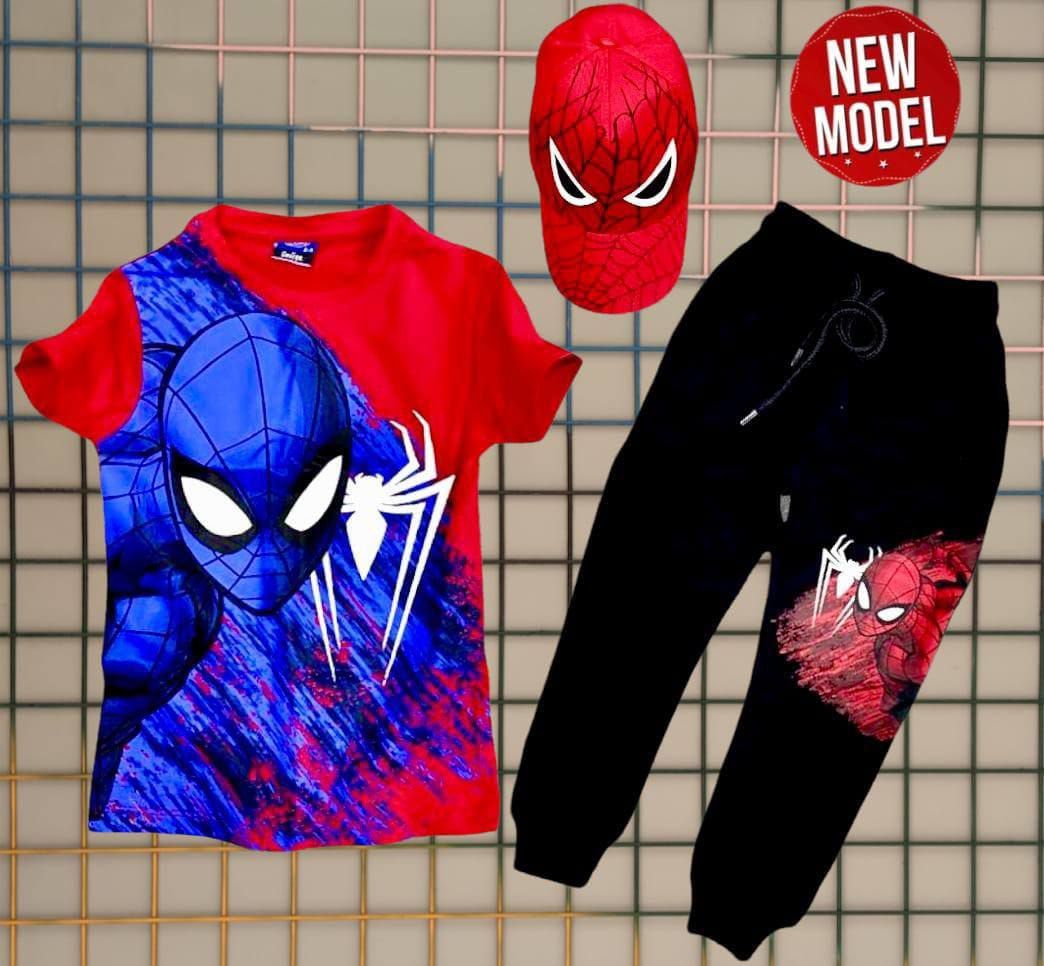 Turkey Boy Spiderman Characters Top And Joggers