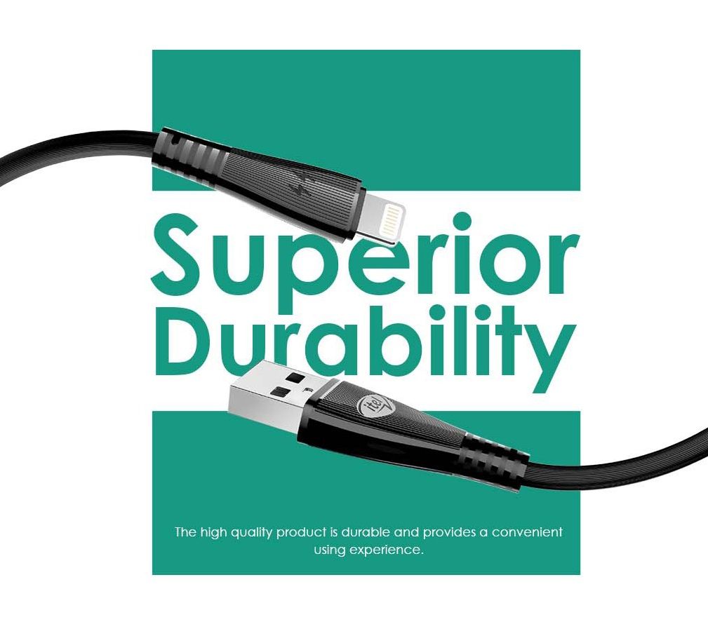 ICD-L21S 2.1A Durable Lightning Charging Cable