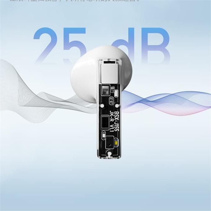 Wireless Noise Canceling Headphones 3D Stereo Music In-Ear Earbuds