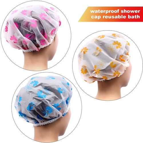 Shower Caps (three Pieces)