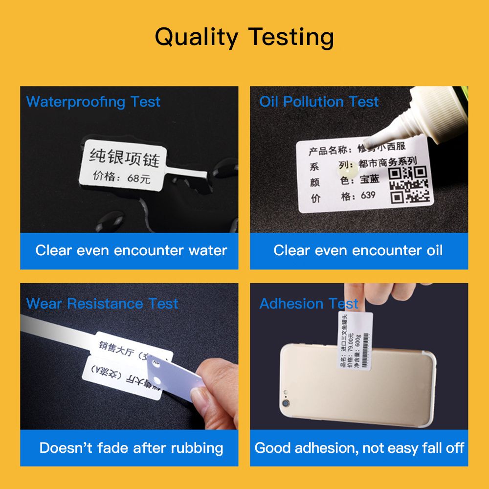 40*40mm 180sheets White Blank Thermal Printing Paper Roll For Niimbot B3S/B11/B21 Label Printer