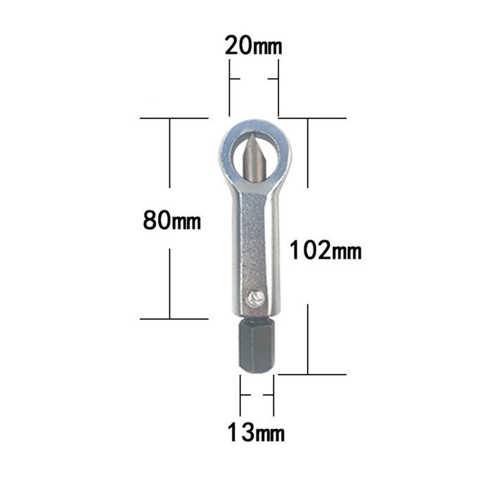 Pra Ti Al Nut Splitter Set For Removing Seized Damaged Stu K Nuts Bolts-red-2#