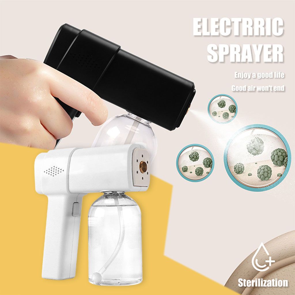 Wireless Disinfectant  Steam Gun Electric For Home White