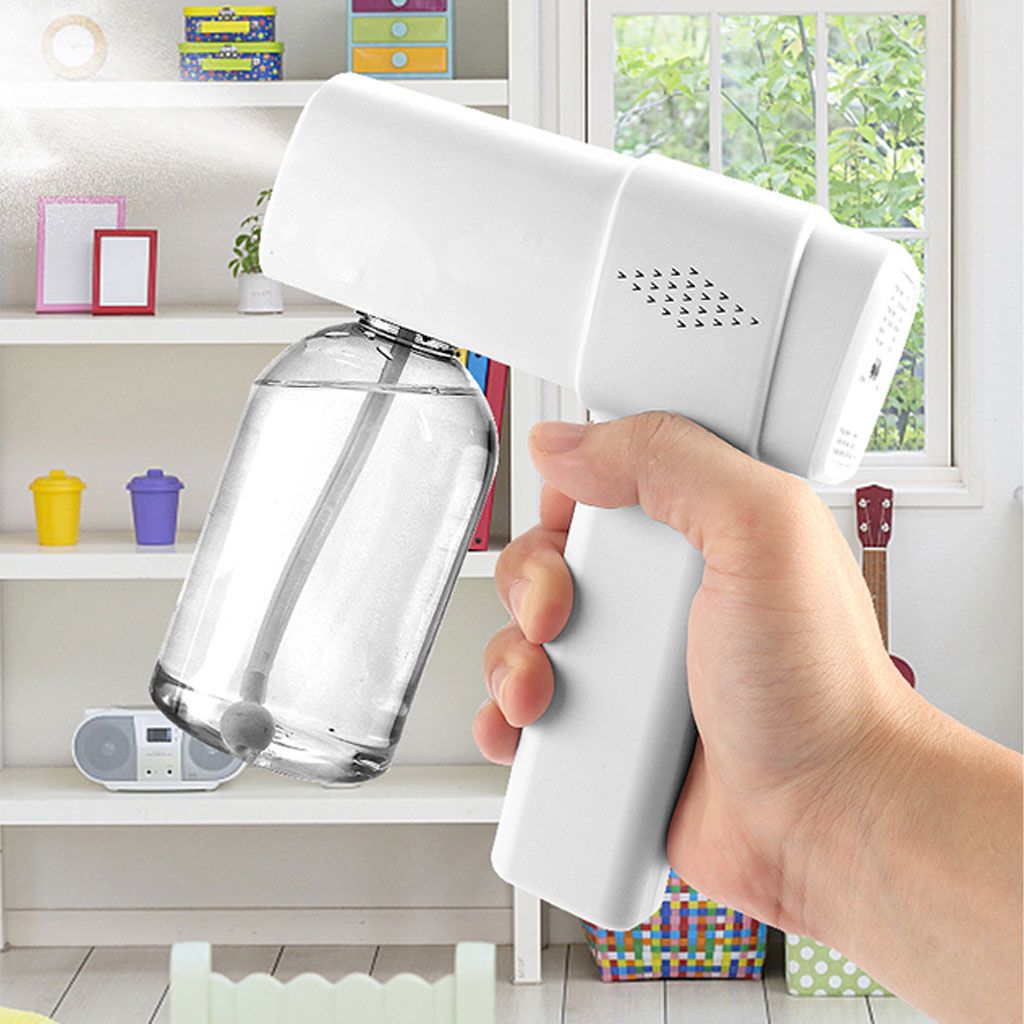 Wireless Disinfectant  Steam Gun Electric For Home White