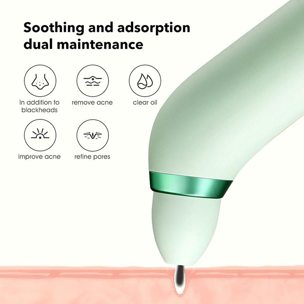 Pinjing Blackhead Remover Pore Vacuum with 0.3MP Macro Camera/HD APP Display/2 Suction Probes/3 Modes Electric Blackhead Vacuum Extractor Clean Tool Microdermabrasion Pimple Extractor Facial Skin Care Beauty Tool
