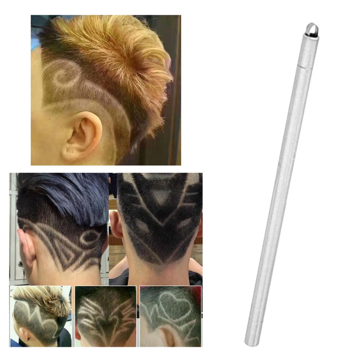 Hair  Pen Hair Design Trim Beards  Pencil Trimmer