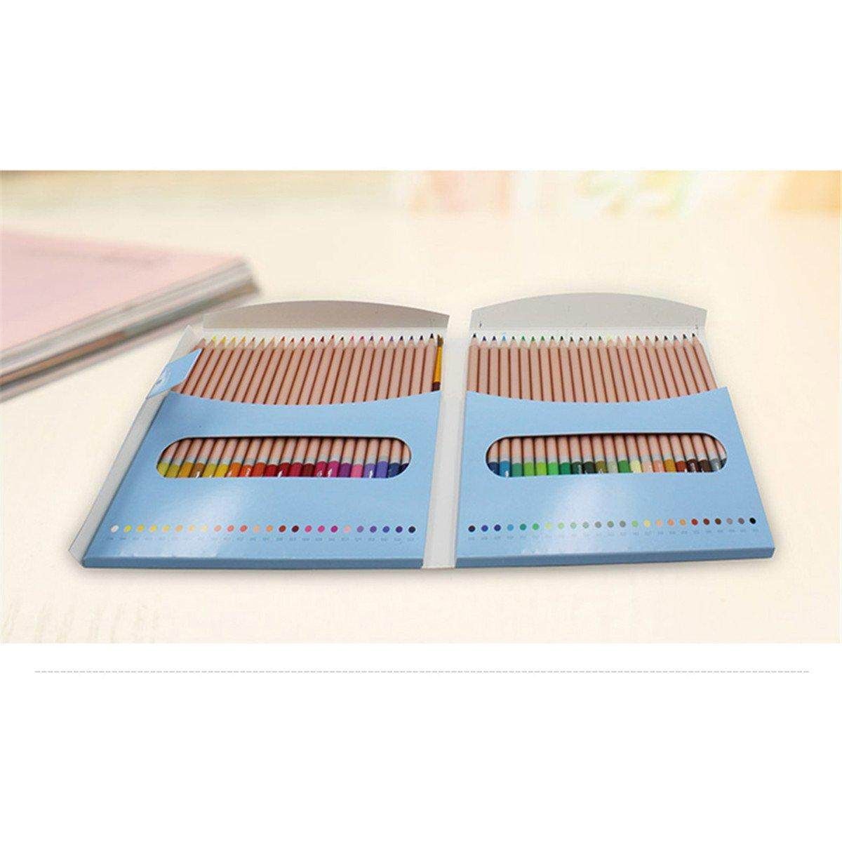 24 36 48 72 Set Artists Water Colour Pencils Watercolour Pencils Drawing Sketch # 36 (carton Box + Send 5 Gifts) 36 Color Carton (5 Gifts) Water Solubility