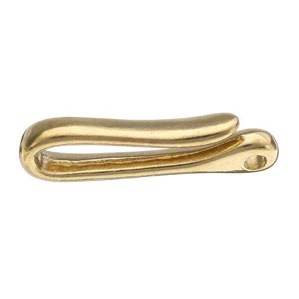 Pure Brass U - Shaped Hooks And Chairs Hook Handmade Leather Leather Carving Luggage Hardware Accessories Small Single Hook With 2.5 * 16mm Copper Ring