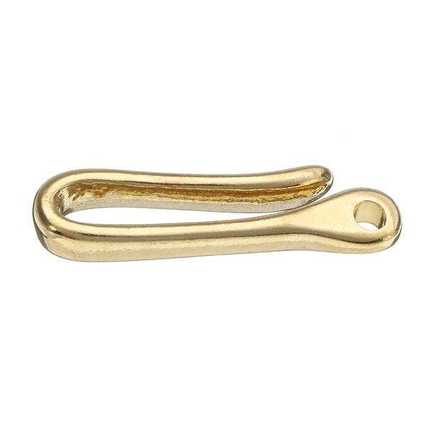 Pure Brass U - Shaped Hooks And Chairs Hook Handmade Leather Leather Carving Luggage Hardware Accessories Small Single Hook With 2.5 * 16mm Copper Ring