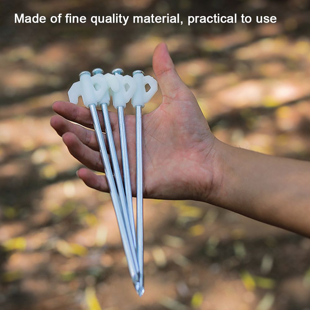 Luminous Tent Spiral Ground Nail Practical High Strength