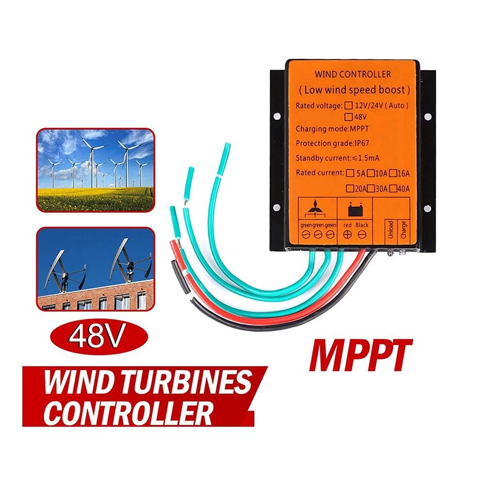 Waterproof MPPT Charge Controller,DC12V IP67 Wind Turbines Generator Battery Charge Controller Regulator