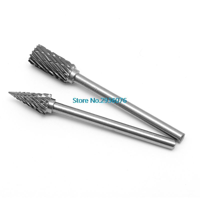 10Pcs Lot 1 8" 6mm Tungsten Carbide Cutter Rotary Burr Set