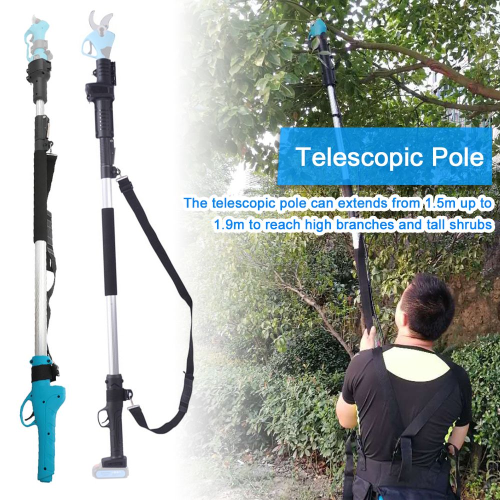 High-carbon Steel Foldable Telescopic Pole Electric Pruning
