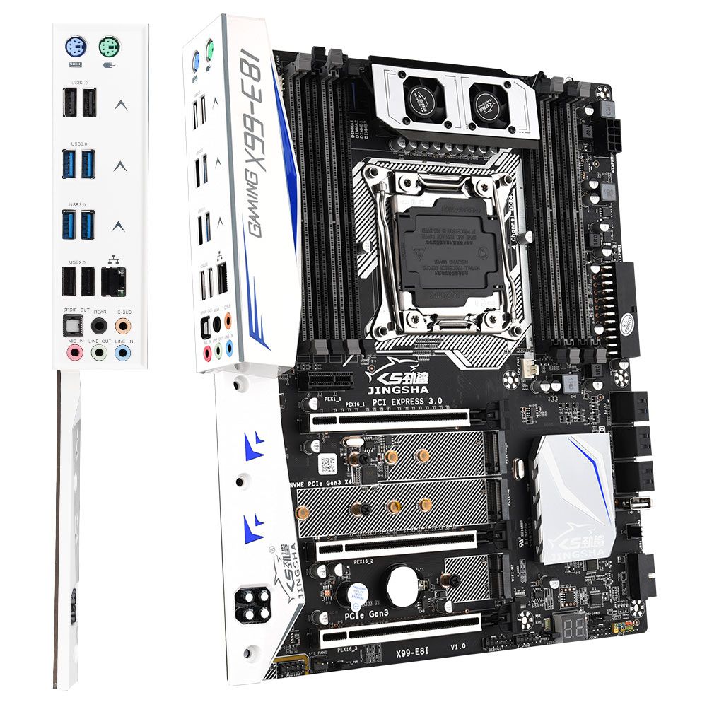 Jingsha X99-E8I Gaming Motherboard With 8 DDR4 Memory Slots