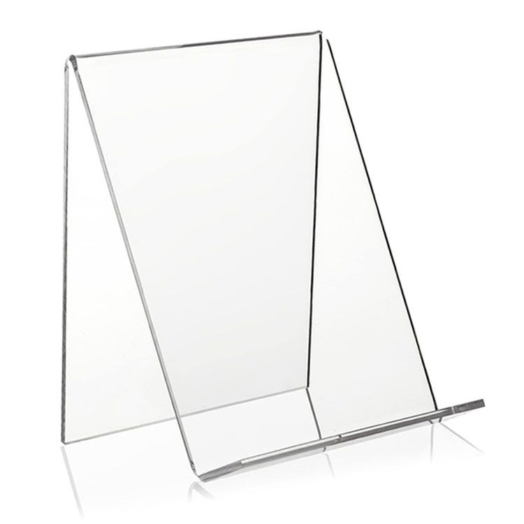 2 PCS Acrylic Display Stand Transparent Book Shelf  100 X 115 X 130mm
