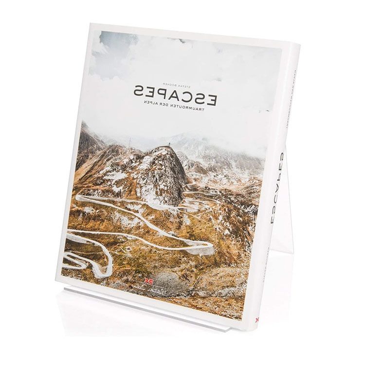 2 PCS Acrylic Display Stand Transparent Book Shelf  100 X 115 X 130mm