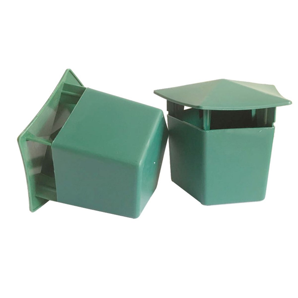 2Pcs Snail Trap Catchers Effective Harmless Plastic-Green
