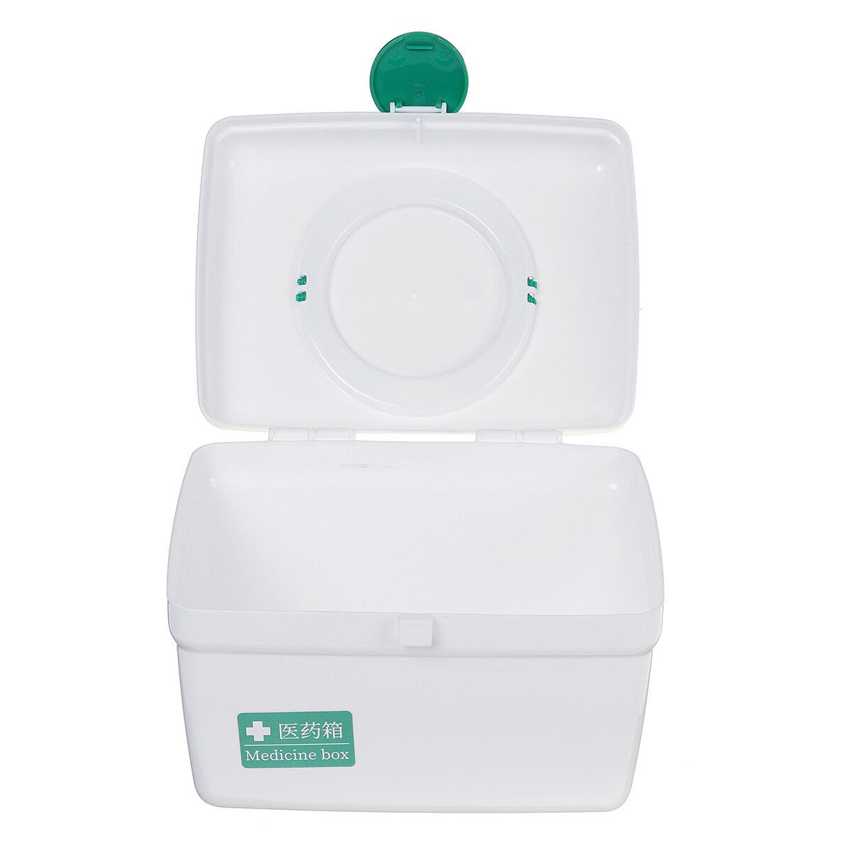 Medicine Box Family Cases Plastic L Storage Box Small Green