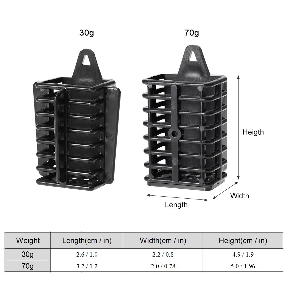 Fishing Feeder Tool Fishing Tackle Cage Bait Cage 30 / 70g