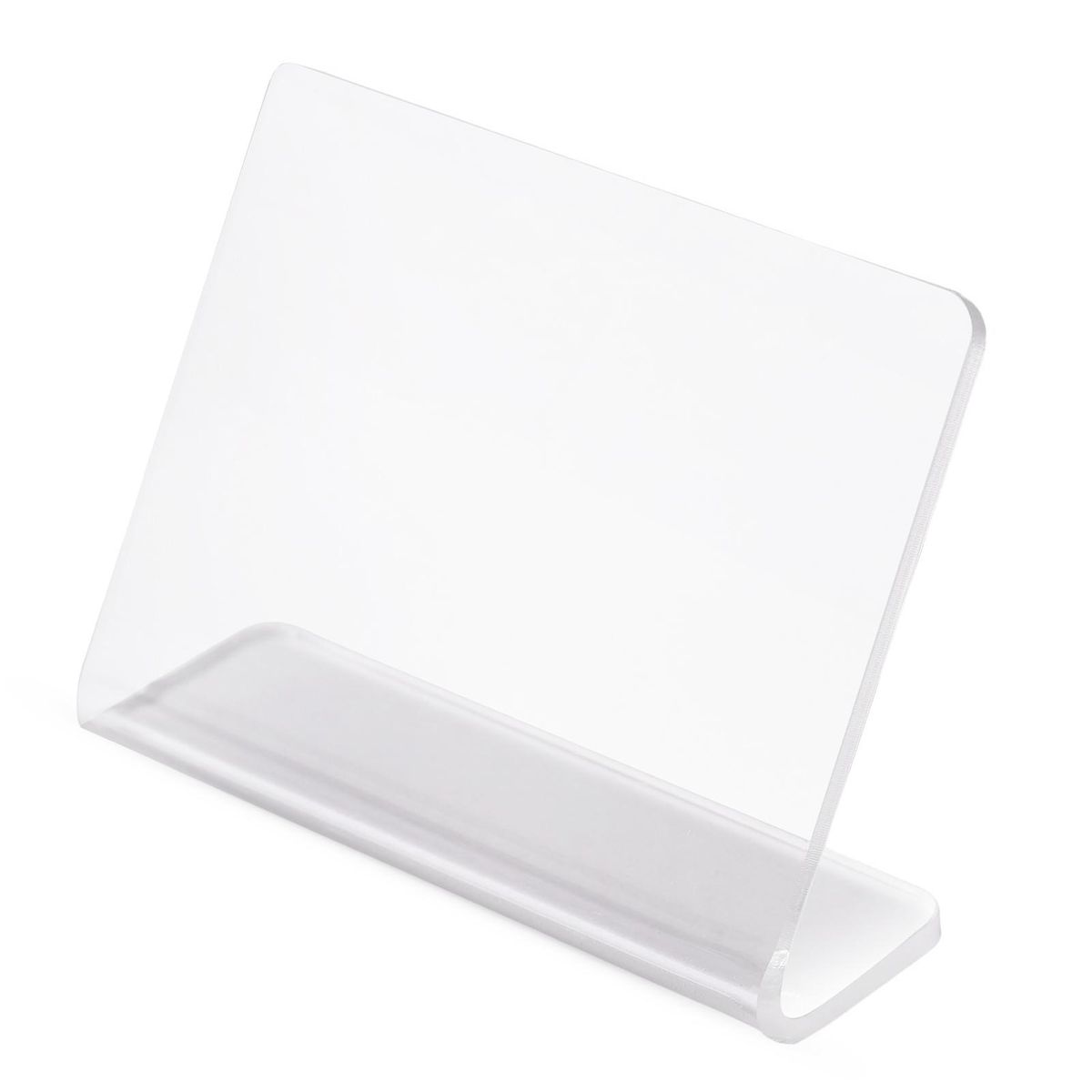 Clear Acrylic Dry Erase Board Letter Message Board 3.5''x2.7'' Transparent Plate for Note Memo Frameless Writing Board Desktop Decor Home Office School Clothes Shop Jewelry Store