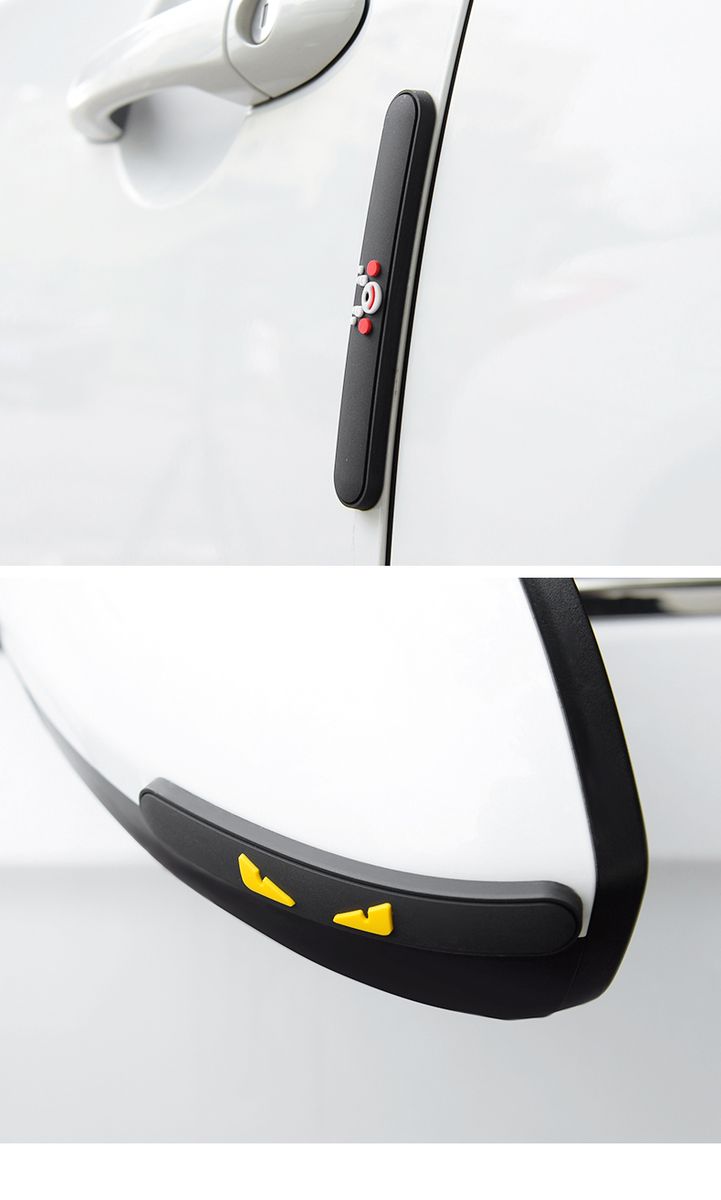 6Pcs Auto Car Door Edge Protection Strip Scratch Protector Car Door Cra