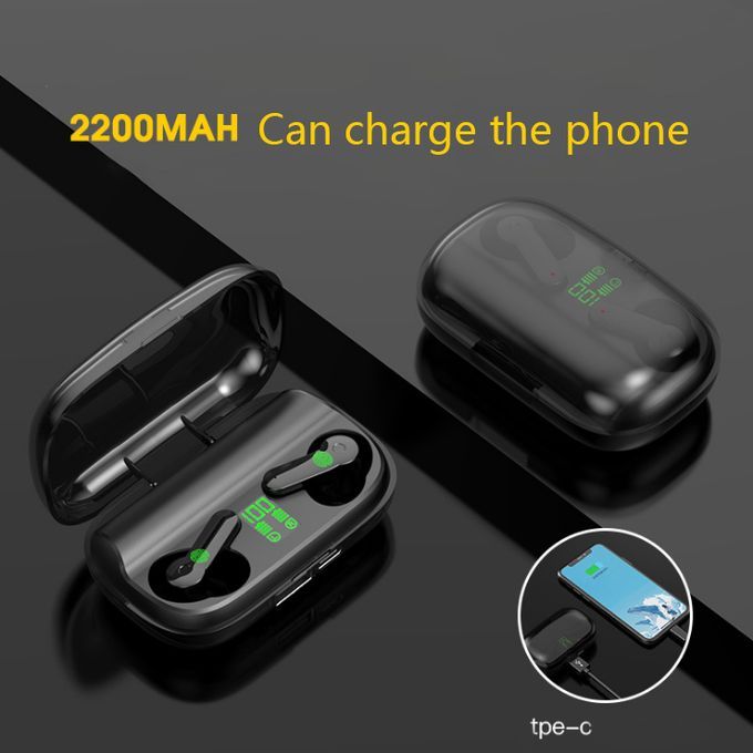 Bluetooth Headset 5.0 Mobile Power Wireless Headset Type-C Charge