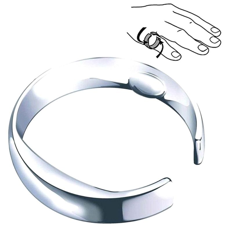 Anti Snore Ring Magnetic Therapy Acupressure Treatment Against Snoring Device Snore Stopper Finger Ring Sleeping Aid 3 Size
