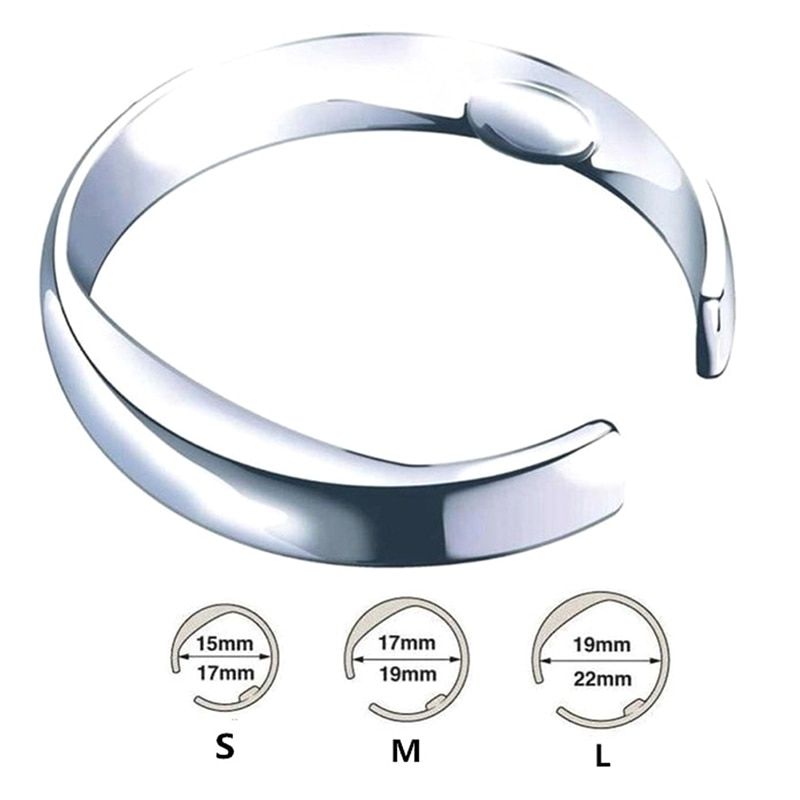 Anti Snore Ring Magnetic Therapy Acupressure Treatment Against Snoring Device Snore Stopper Finger Ring Sleeping Aid 3 Size